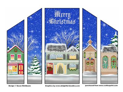 Hometown Christmas Theatre Fold Card