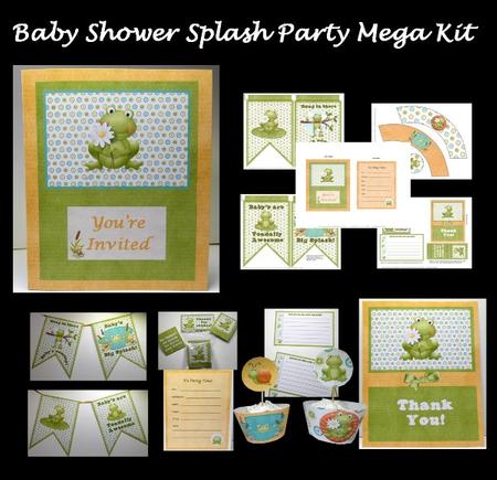 Baby Shower Splash Party Mega Kit