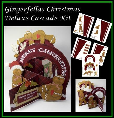 Gingerfellas Christmas Deluxe Cascade Card Kit