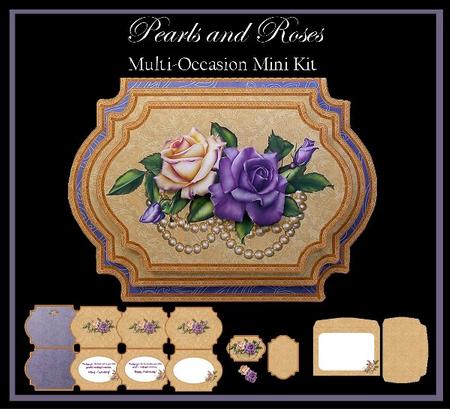 Pearls and Roses Multi Occasion Card