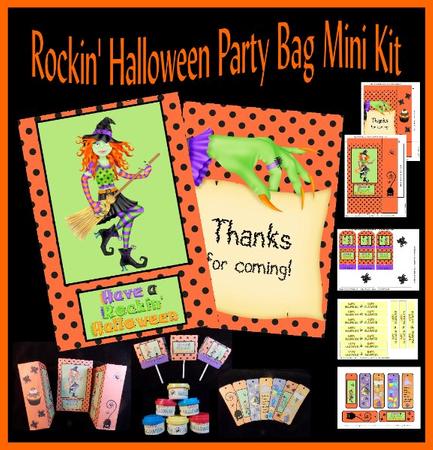 Rockin' Halloween Party Bag Mini Kit