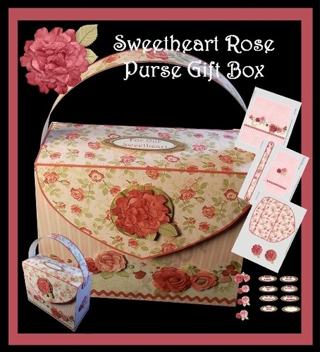 Sweetheart Rose Purse Gift Box