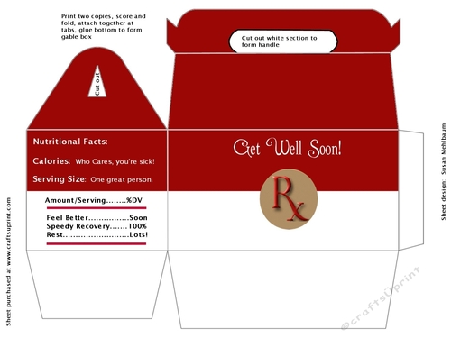 Get Well Soup Gable Box