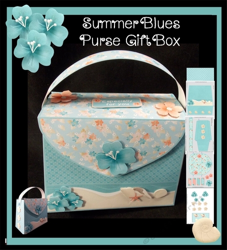 Summer Blues Purse Gift Box Mini Kit