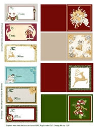 Christmas Gift Tags Variety Sheet