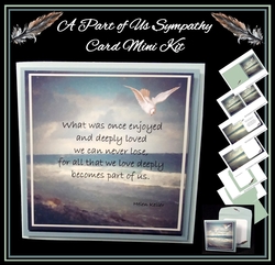 A Part of Us Sympathy Card Mini Kit