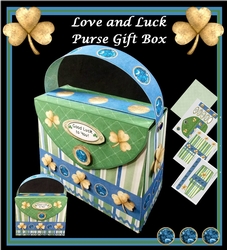 St, Patricks Day Love and Luck Purse Gift Box Mini Kit
