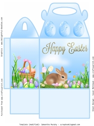 Easter Bunny and Basket Gift Bag