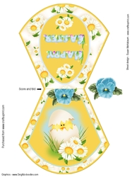 Easter Chick Wobble Card