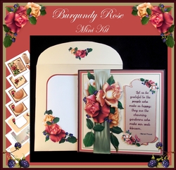 Burgundy Rose Mini Kit