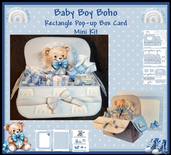 Baby Boy Boho Rectangle Pop-Up Box Mini Kit 