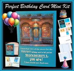 Perfect Birthday Card Mini Kit