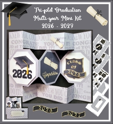 Tri-Fold Graduation Mini Kit