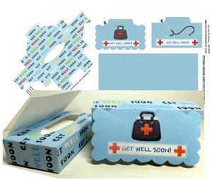 Get Well Tissue Box Cover