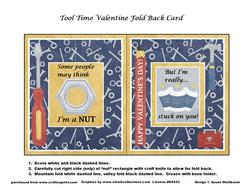 Tool Time Valentine Fold Back Card