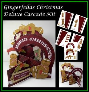 Gingerfellas Christmas Deluxe Cascade Card Kit