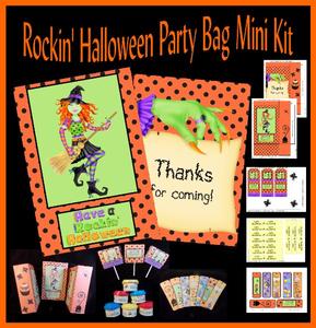 Rockin' Halloween Party Bag Mini Kit