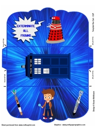 Doctor Who Exterminates Frowns Gift Envelope