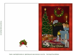 Purrfect Christmas quick card