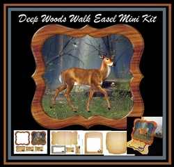 Deep Woods Walk Bracket Easel Card Mini Kit