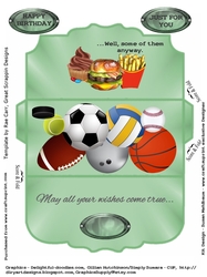 Favorite Things Gift Voucher Envelope 2