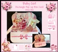 Baby Girl Rectangle Pop up Box Mini Kit
