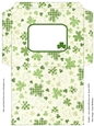 Saint Patricks Day quick fold envelope