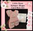 cup987798_2153 - Little Rose Romper Shape Card with Envelope