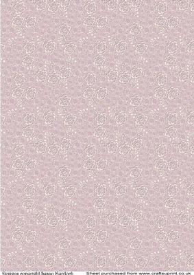 Lilac/pink Lace Vellum