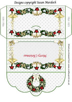 Gift Envelope/money Wallet - Garland & Swags