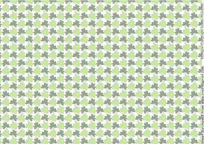 Shamrocks Vellum for St Patrick's Day or Good Luck Cards