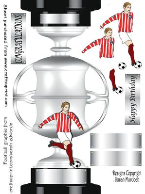 Trophy Card - Footballer