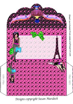 Gift Envelope/money Wallet - Young Lady/teenager