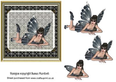 Dark Fairy Goth Card