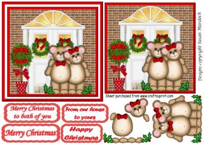 Merry Christmas Bears - to Both of You