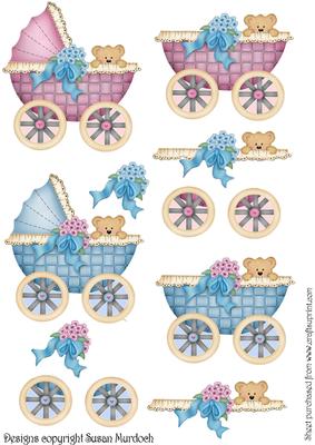 Step by Step Prams - Use with My Baby Wobble Cards
