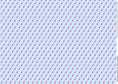A4 Blue and Pink Floral Background
