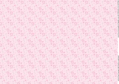 Vellum - Baby Footprints - Pink