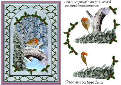 Christmas Robins 2 - Christmas Step by Step