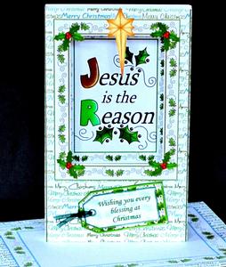'jesus' Box Card Kit (folds Flat) with Matching Envelope