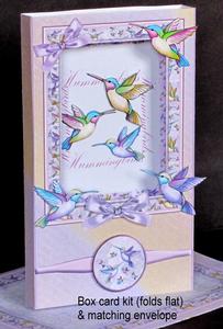 Humming Birds Kit (folds Flat) with Envelope
