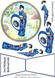 'oriental Lady' Plate Step by Step