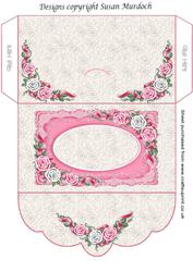Gift Envelope/money Wallet - Roses - for Wedding/birthday