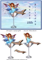 18th Birthday Card - for Female - or Male!!