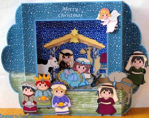 Nativity Diorama Card Kit