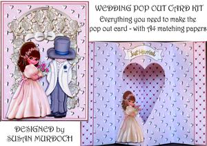 Wedding Pop Out Card Kit
