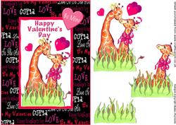 Valentine Giraffes
