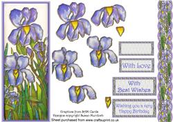 'embossed Metal' Irises