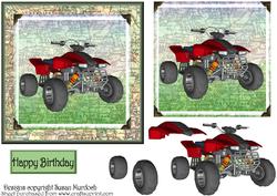 Quad Bike Card