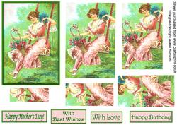 Lady on Swing - Mother's Day